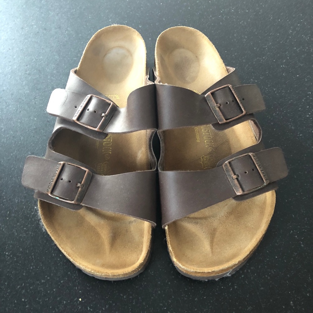 Brown Birkenstocks